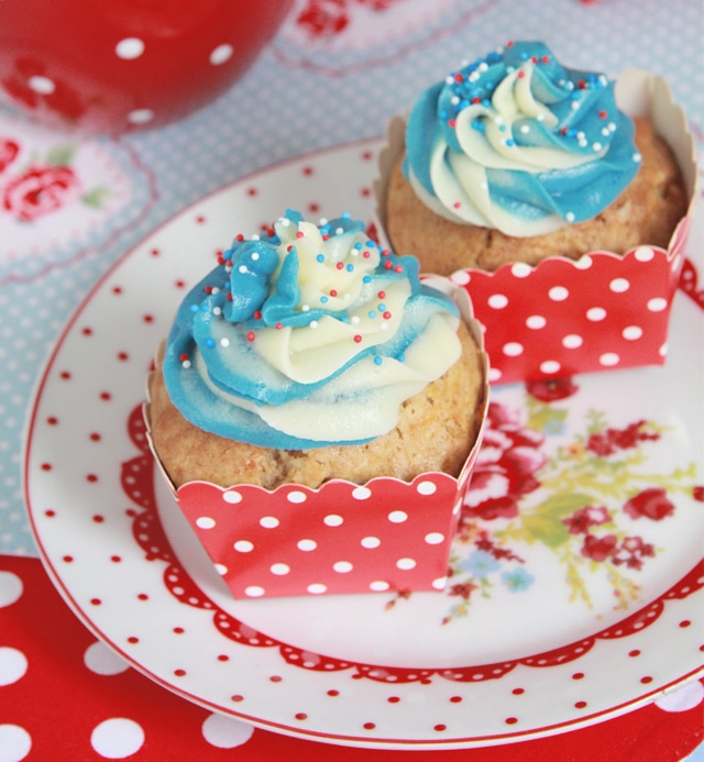 cupcake bicolor