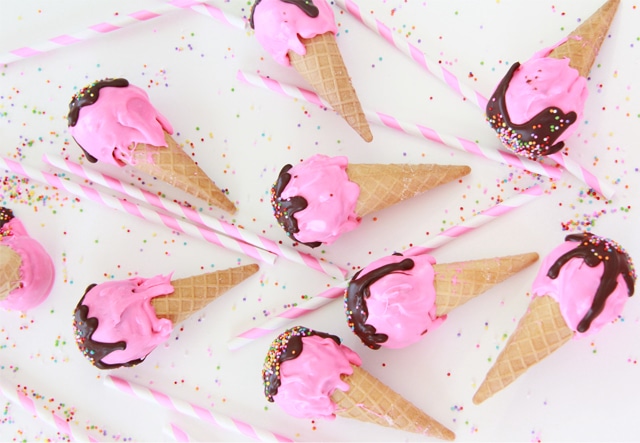 helado cake pops o ice cream cake pops