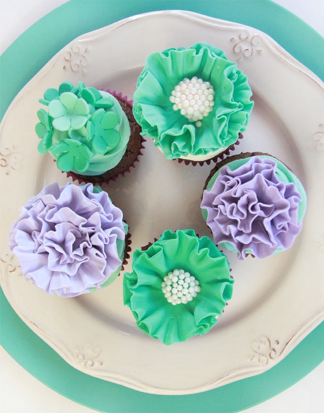 tutorial cupcakes pompom