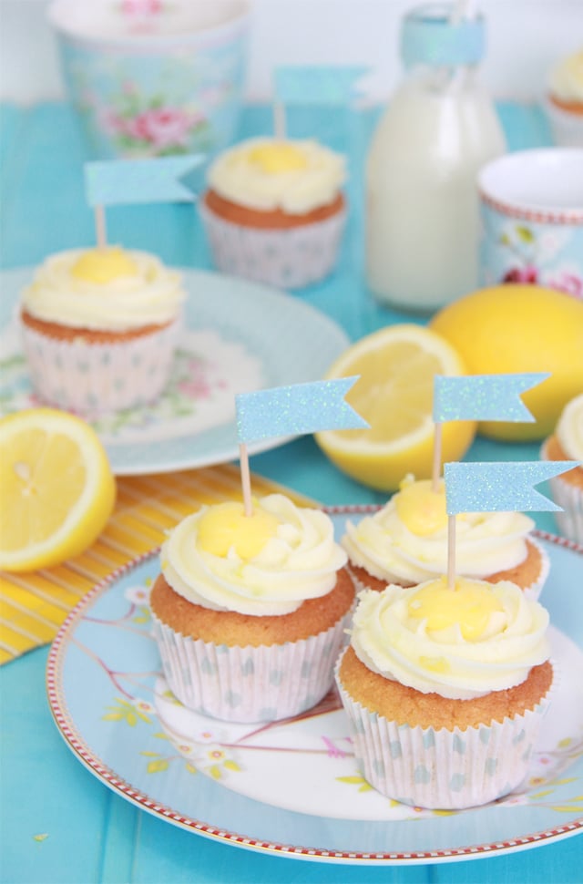 Cupcakes de Limón y Lemon Curd